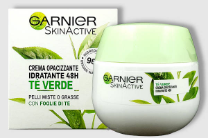 Garnier SkinActive crema viso opacizzante idratante con Tè Verde