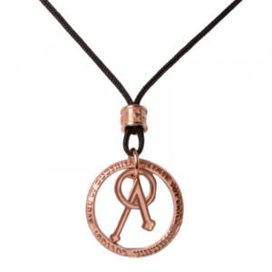 TUUM ANGELO TINY PENDANT PINK WITH STRING
