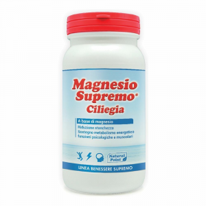 Magnesio Supremo - Magnesio solubile contro stanchezza e stress - gusto ciliegia