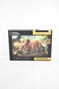 Rompecabezas 3d Triceratops Nathional Geográfico