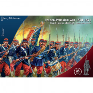Perry Miniatures: 28mm; Franco-Prussian War French Infantry advancing (38  figure a piedi)