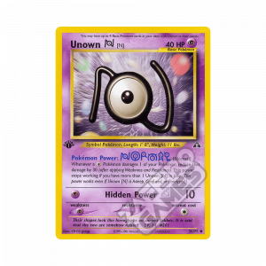 Unown [N] - Neo Discovery - 50/75 - Non Comune - Carte Pokémon