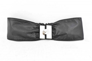 Belt In Genuine Leather Black Patricia Pepper Florence Elastic
