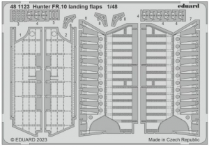 EDUARD 481123 Hunter FR 10 Flap di atterraggio Fotoincisioni Per Airfix