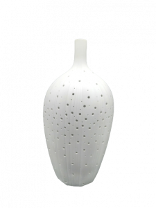 Mascagni lampada ceramica traforata bottiglia