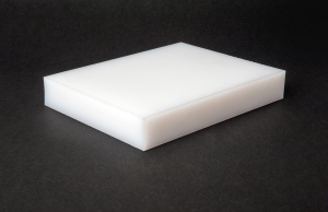 Polietilene Bianco Naturale HD300 spessore 30mm Formato: 200x100cm