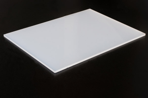 Policarbonato Compatto Opal Protetto UV due Lati spessore 2mm Formato: 300x100cm