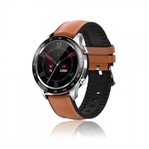 Orologio Smartwatch David Lian silicone marrone Londra DL111