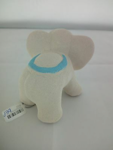 Elefante in porcellana Capodimonte Alexia Baby Celeste 8032/2c