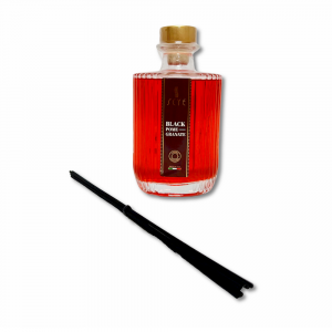 Profumatore Ambiente Rosa Rossa - Rosa & Luxury Diffuser Melograno 200 Ml  Diffusore Profumo Casa Vetro Design 