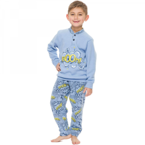 Pigiama lungo da bambino in caldo cotone 8-10 anni gary s30023 Gary