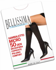 Bellissima 6 Paia Gambaletto 50 Den Coprente Taglia Unica
