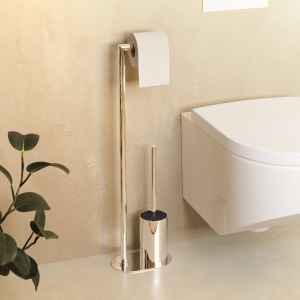 Freestanding Toilet Brush-Roll Stand Architect S+ Cosmic