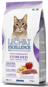 LeChat Excellence Sterilised Anatra 1,5Kg