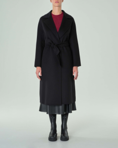 Cappotto donna Max Mara Studio Cles in misto cashmere e seta Cammello