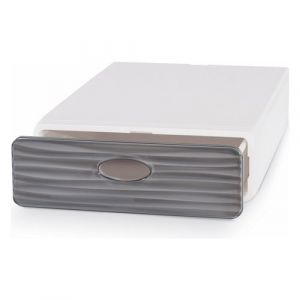 QBOX WAVE SLIM - Grey 28x40x9 cm