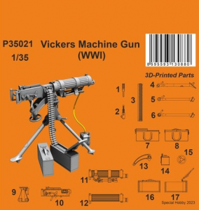 CMK P35021 Mitragliatrice Vickers