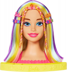 Barbie Styling Testa Capelli da pettinare Arcobaleno