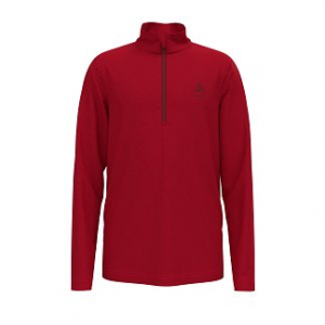 Odlo - MID LAYER 1/2 ZIP BERRA KIDS CHINESE RED