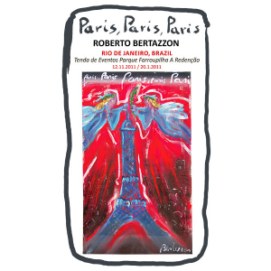 Paris Paris Paris di Roberto Bertazzon stampa su carta 60x100 cm