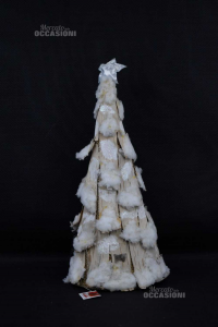 Christmas Tree In Corteccia Of Betulla 70 Cm
