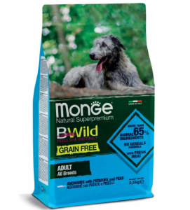 Monge - BWild Grain Free - All Breeds - Adult - 2.5 kg - Anatra DANNEGGIATO