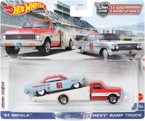 Hot Wheels -  Team Transport - 61' Impala & Chevy Ramp Truck