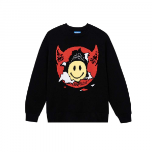 MARKET Maglione Sweater Smiley Inner Peace 