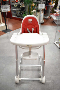 High Chair Inglesina Red White Mhome