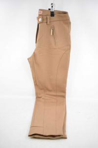 Pants Woman Coccapani Size 42 Beige