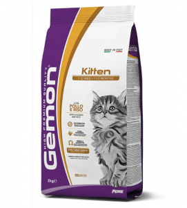 Gemon Cat - Kitten - Pollo e Riso - 2kg