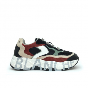 Sneakers nere/bordo/multicolor Voile Blanche