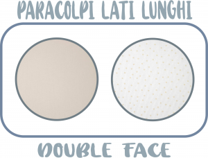 BabySanity® Paracolpi Lettino Lati Lunghi Double Face Made In Italy