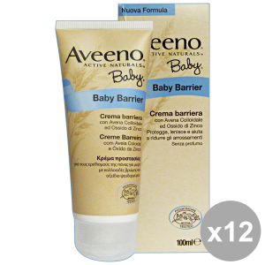 Set 4 AVEENO baby crema barriera avena-zinco 100 ml linea bimbo