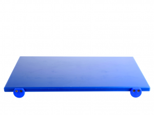 BERTOLI Tagliere plastica blu con batterie 60x40x2 Utensili da cucina