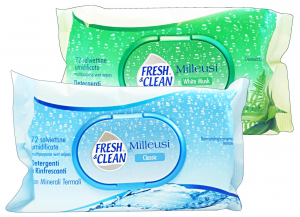 FRESH & CLEAN Salviette Milleusi Apertura Rigida CLASSIC X 72 Pezzi Prodotti igienici sanitari