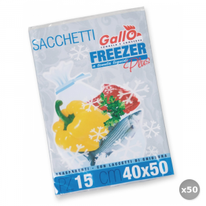 Set 50 GALLO Freezer Bustina 40X50 X 15 PZ Contenitori per la cucina