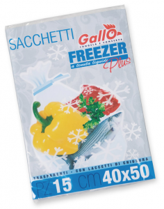 GALLO Freezer busta 40x50 X 15 pz - Avvolgenti e sacchetti alimenti