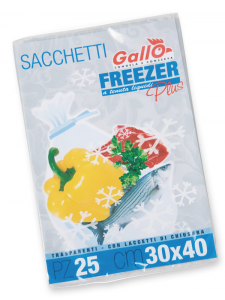 GALLO Freezer busta 30x40 X 25 pz - Avvolgenti e sacchetti alimenti