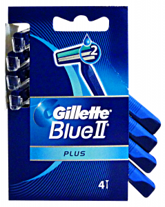 GILLETTE Blue Ii Plus R&G X 4 Pezzi - Lame E Rasoi