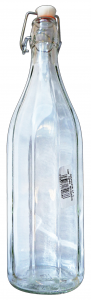 Bottiglia in vetro 1000 cc. con tappo automatico