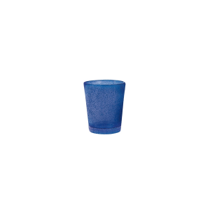 H&H Set 6 Bicchieri Vetro Giada Liquore Cl5 Blu Arredo Tavola
