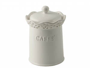 H&H Barattolo Ceramica Tondo Caffe H17.5 Contenitori Cucina Barattoli