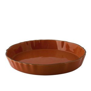HABI Pirofila stoneware tonda arancio 24 Utensili da cucina