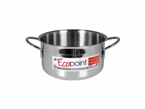 HOME Casseruola Inox Ecopoint Due Manici Cm12 Pentole E Preparazione Cucina