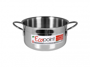 HOME Casseruola Inox Ecopoint Due Manici Cm16 Pentole E Preparazione Cucina