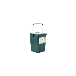 HOME Contenitore umido ricybox lt10 con coperchio verde Pattumiere e bidoni