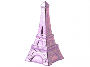 HOME Set 2 Salvadanai Ceramica Tour Eiffel Assortiti Arredo E Decorazioni Casa