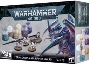 WarhammerTyranids - Termagants and Ripper Swarm + Paints