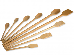 OGLINA Set 10 Forchette in legno cm 35 Utensili da cucina